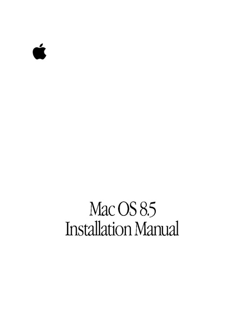 File:Mac OS 8.5 Install Manual.pdf